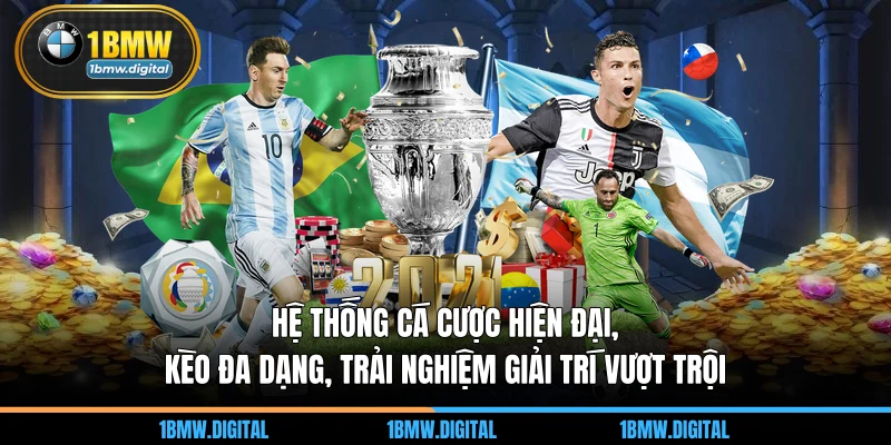 Hệ thống cá cược hiện đại, kèo đa dạng, trải nghiệm giải trí vượt trội