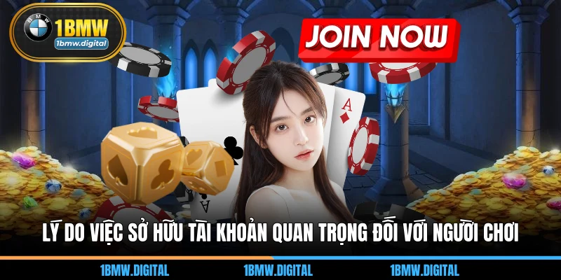 Lý do việc sở hữu tài khoản quan trọng đối với người chơi