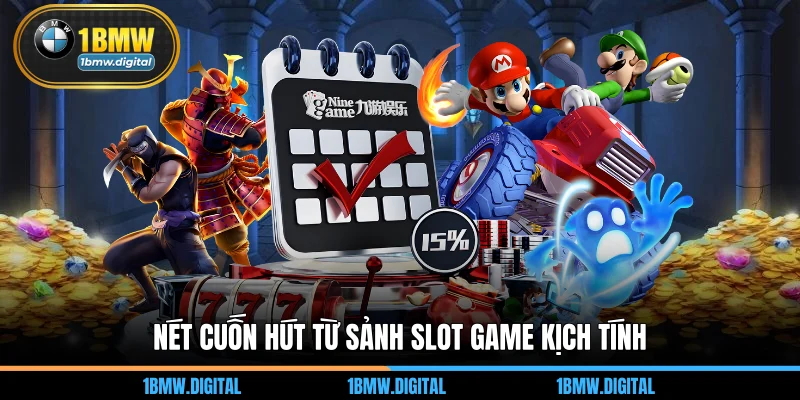Nét cuốn hút từ sảnh slot game kịch tính