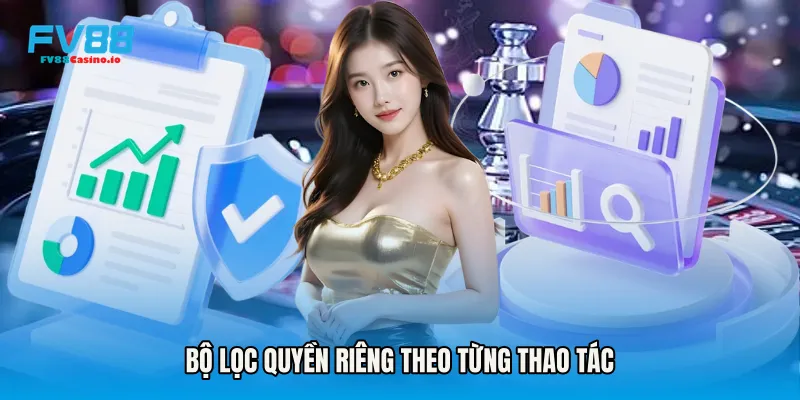 Bộ lọc quyền riêng theo từng thao tác